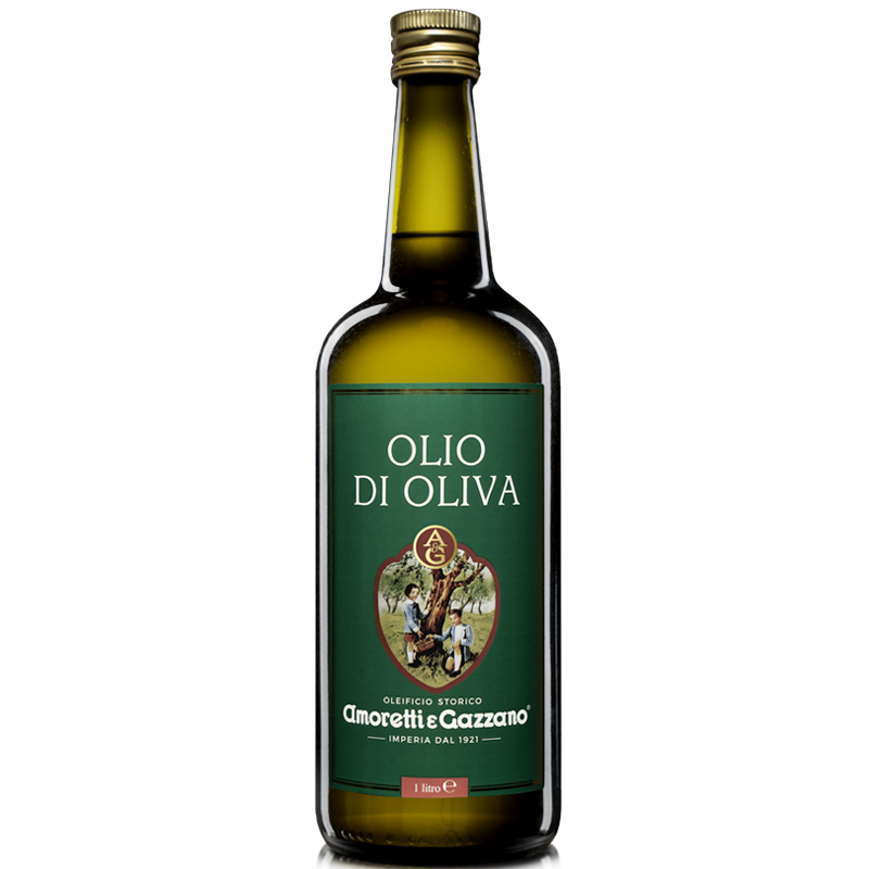 Olio d'oliva extravergine mosto in Bottiglie da 1 Litro - Amoretti e Gazzano
